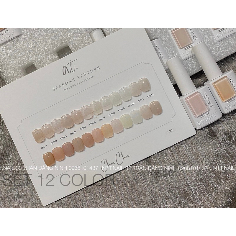Set sơn thạch 12 màu