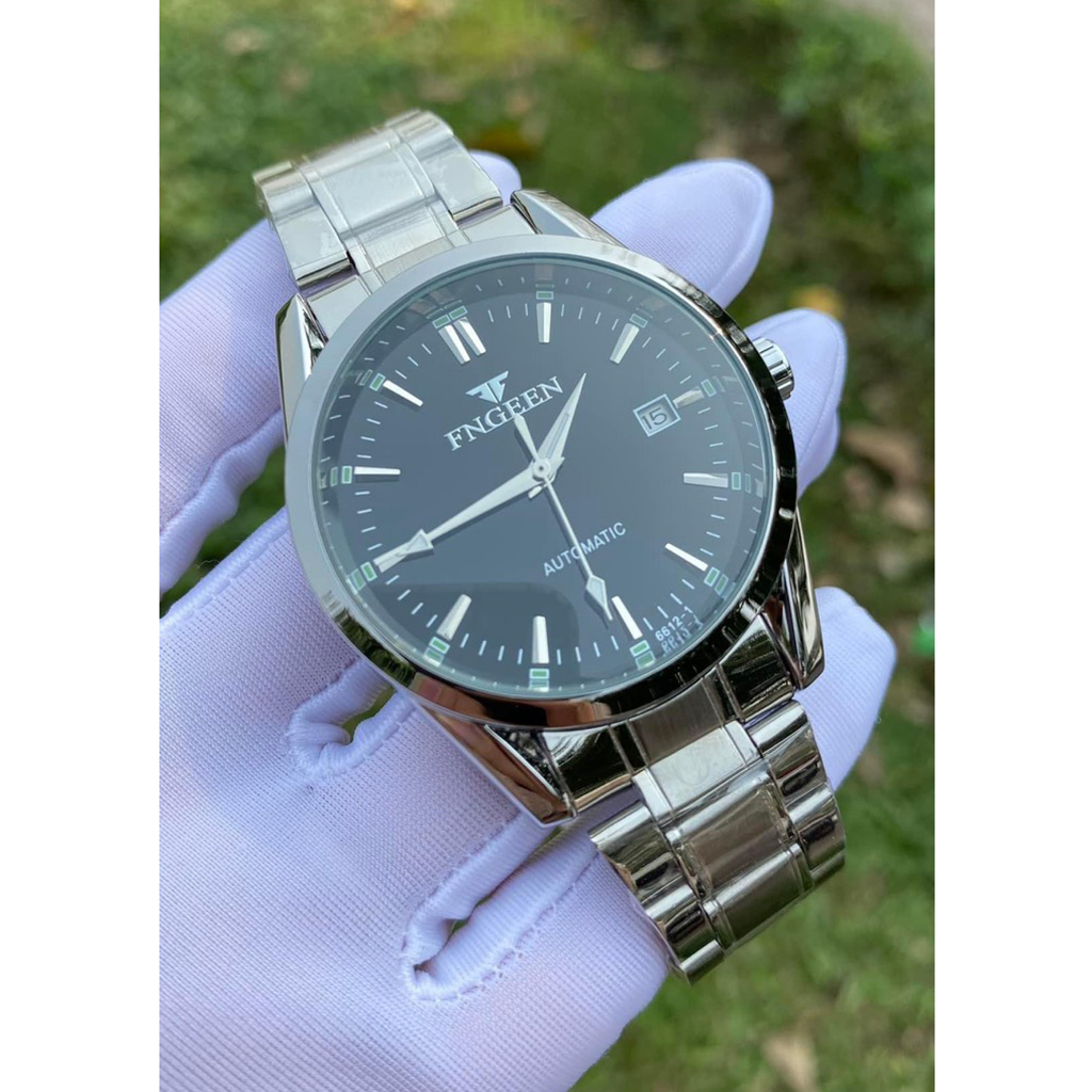 Đồng Hồ Nam Cơ Automatic Fngeen Mặt Kính Cong Chống Xước 6612 Size 40mm