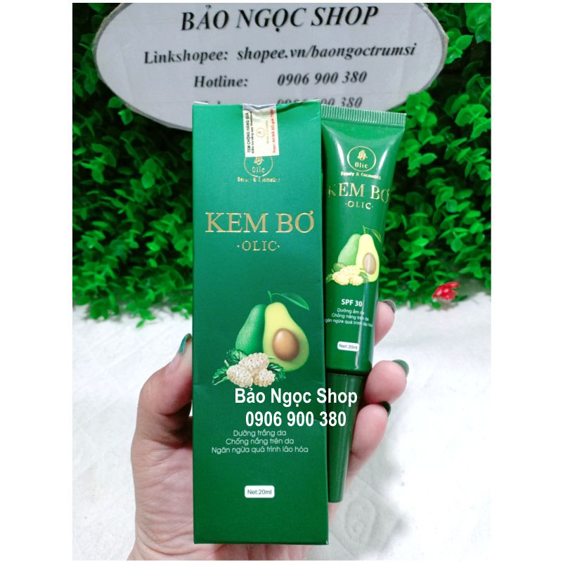 Kem Bơ Olic  Cấy Trắng Nano - Việt Nam- 20ml