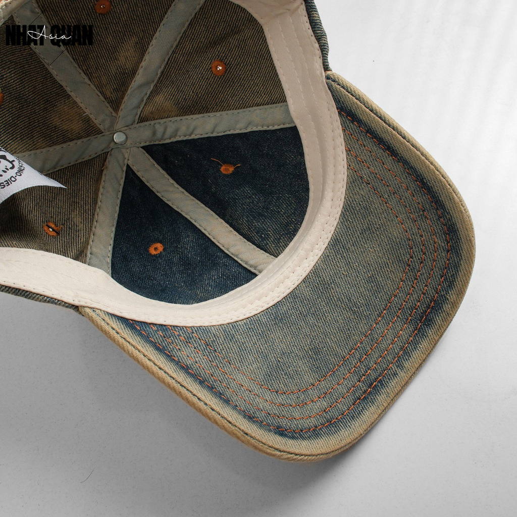 Mũ lưỡi trai Diesel Men's C-LIB-2 Hat 01-0QWTU jeans wash form mềm - Nhật Quân Asia nhatquanasia
