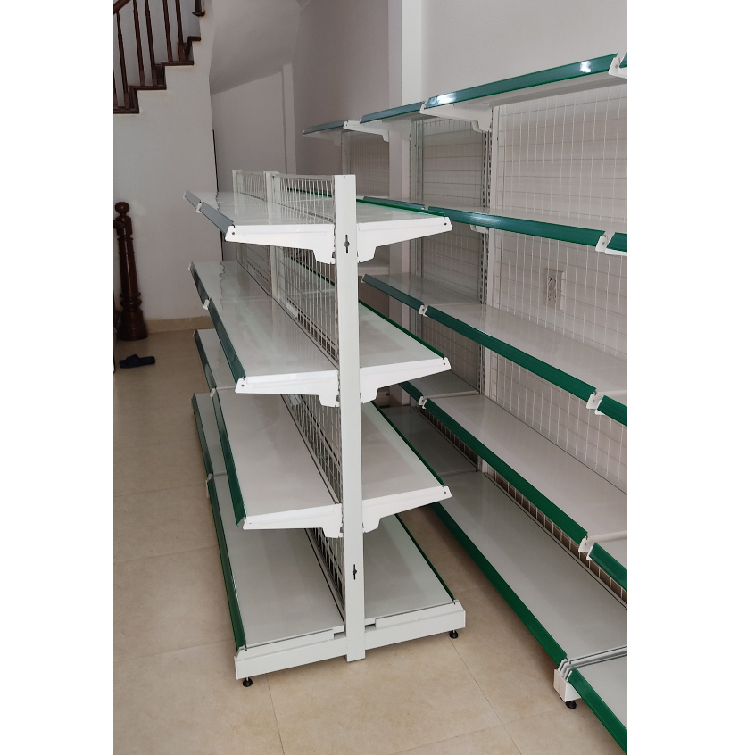 Bình Minh - Kệ siêu thị đôi Dài 0.9m, cao 1.2m & 1.5m dày dặn , chắc chắn , sang trọng