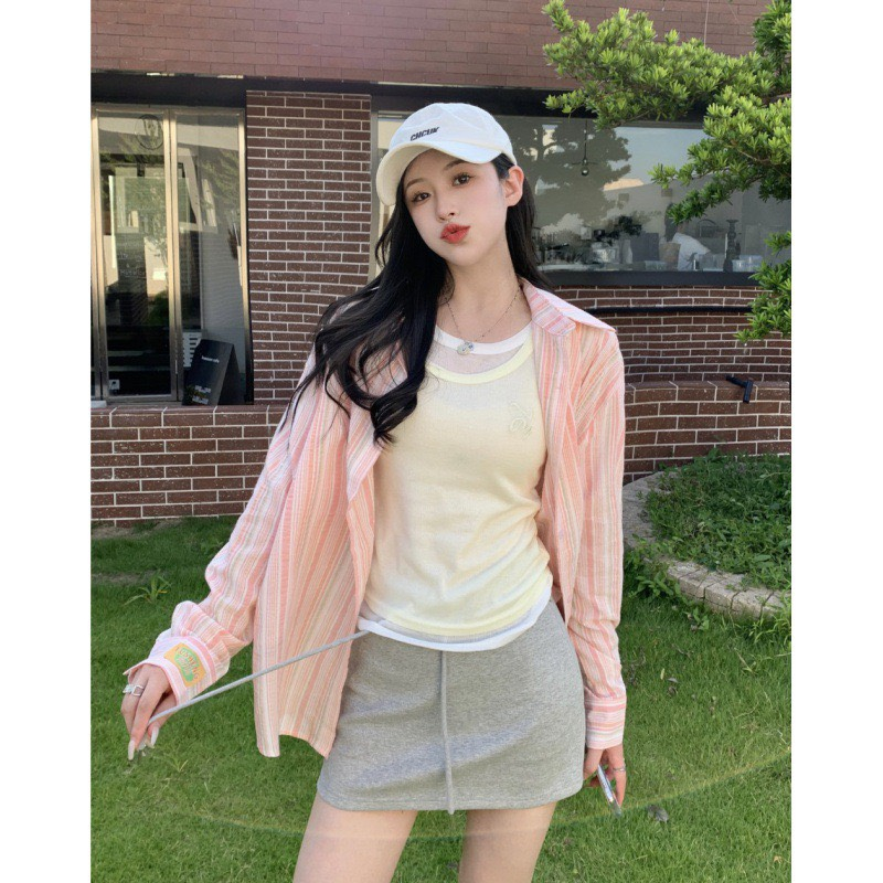 Áo sơ mi kẻ form oversize - 247store.vn - Somi0175_P0K16