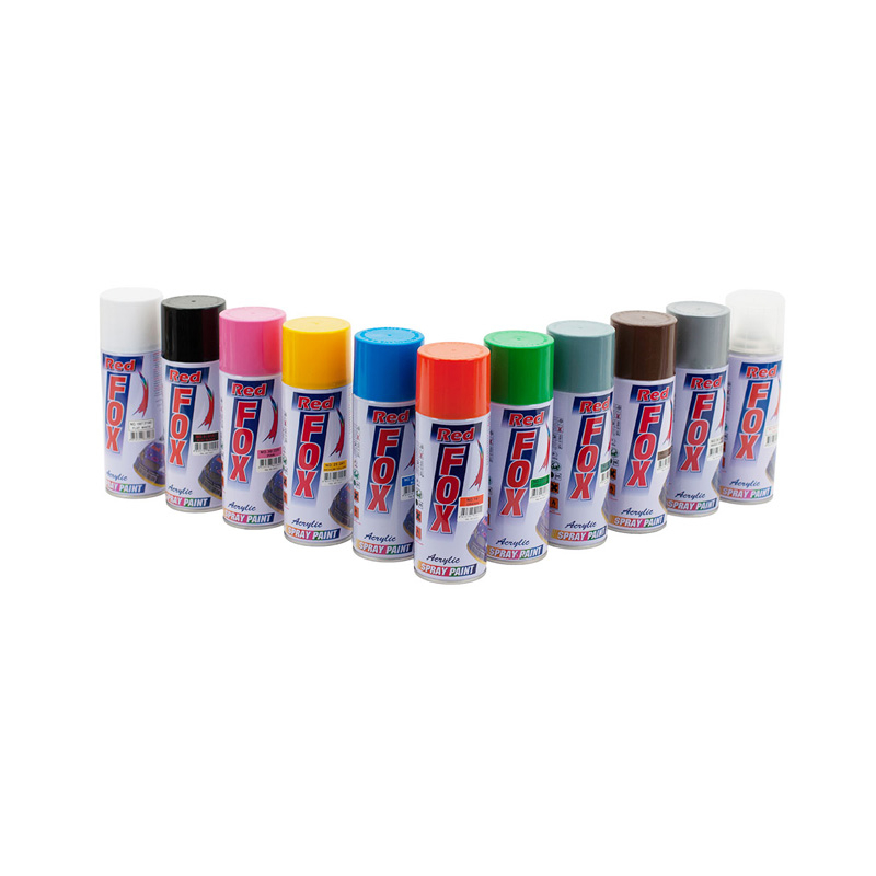 Sơn RED FOX - SPRAY PAINT acrylic 400ml - sơn ô tô xe máy đủ màu dung tích 400ml