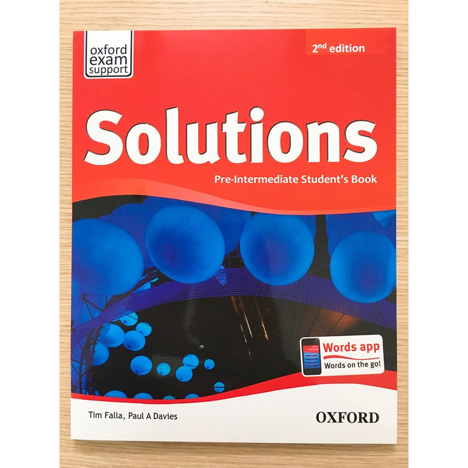 Solution Pre-intermediate bản 2nd - SB+WB