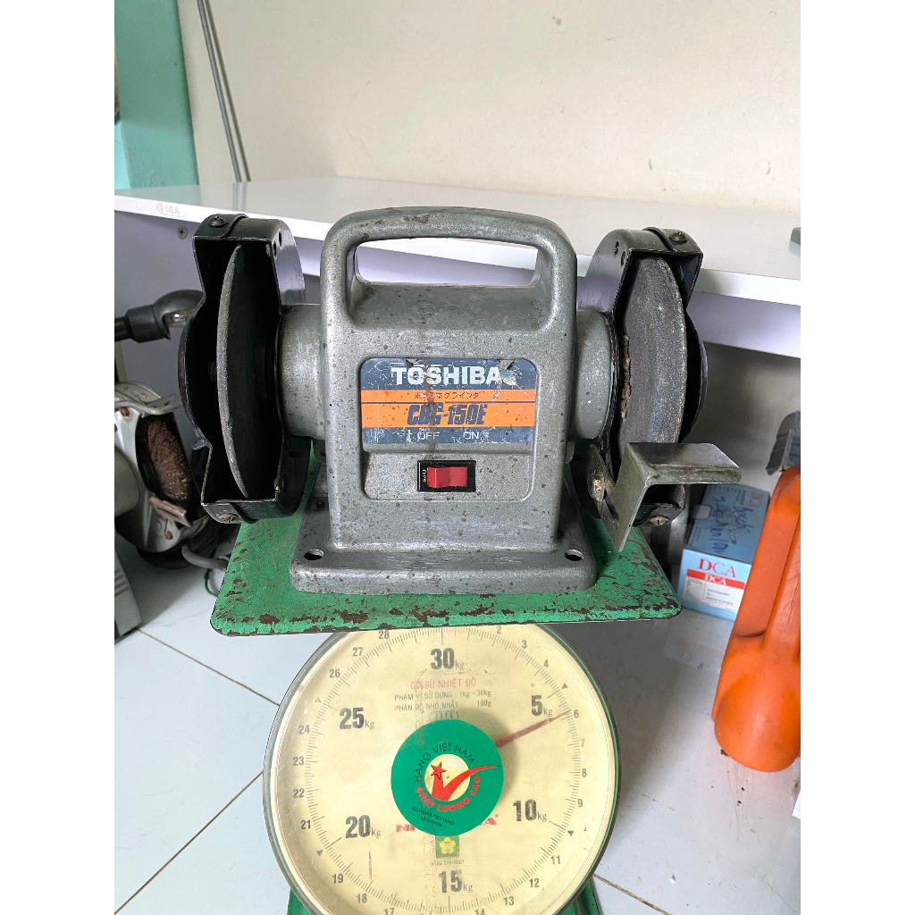 Máy mài 2 đá TOSHIBA hàng nhật bãi,