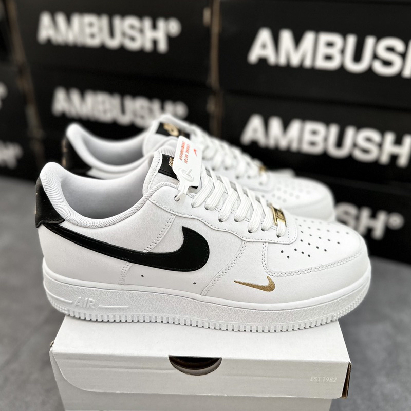 Giày Thể Thao Air Force 1 Black/White v2 Best Quality•Kèm Tất Trắng