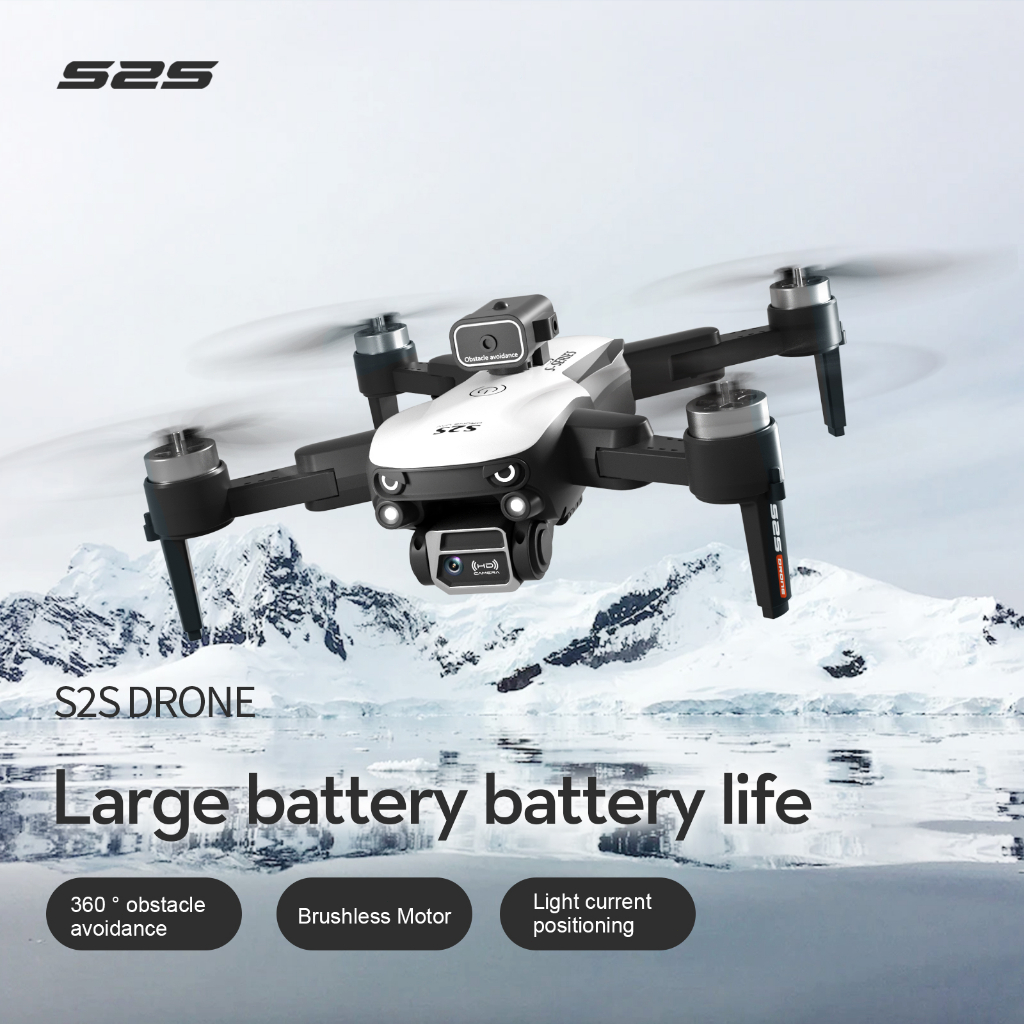 Máy bay không người lái Mini S2S mới 4K Máy ảnh 8K HD chuyên nghiệp | BigBuy360 - bigbuy360.vn