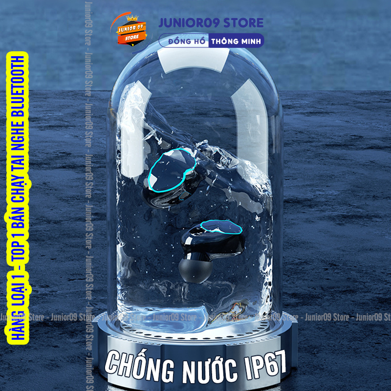 Tai nghe Bluetooth M10 Kiêm sạc dự phòng - Chính hãng JUNIOR09 Pin trâu, Hộp sạc màn hình, Âm thanh 3D, Chống nước