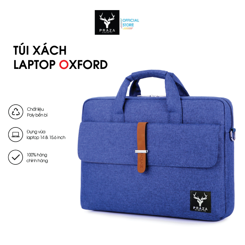 Túi Xách Unisex Cao Cấp Đựng Vừa Laptop 15.6 Inch Praza TX089 2