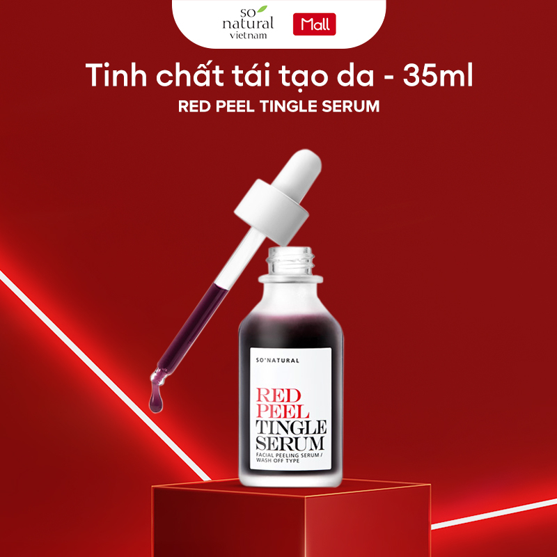 Serum tái tạo da Red Peel Tingle giúp giảm thâm và làm trắng da So Natural