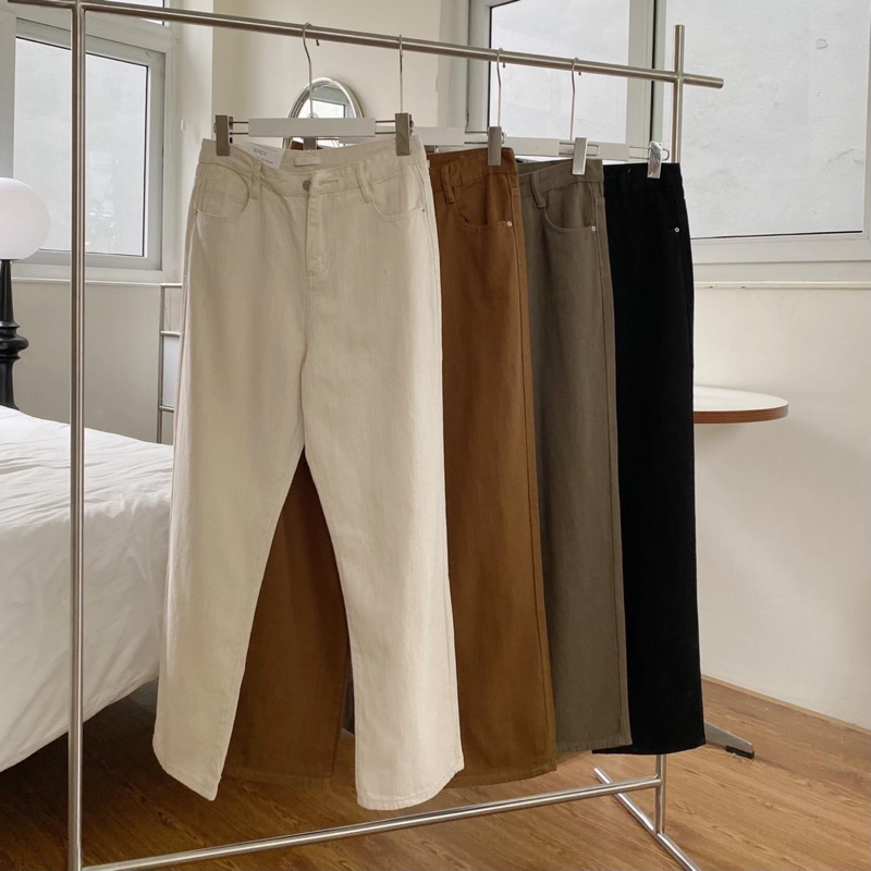 Quần jeans thô hàn ống đứng 80911 CHERRY COCO