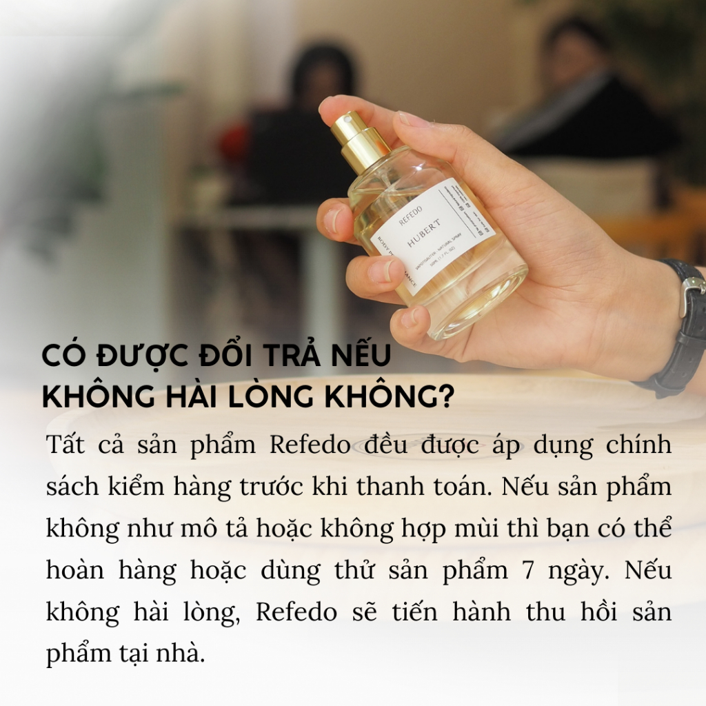 Nước Hoa Nữ Thơm Lâu REFEDO 50ML, Tinh Dầu Nước Hoa Cho Nữ Thơm Lưu Hương Lâu Ngọt Nhẹ Nhàng Quyến Rũ