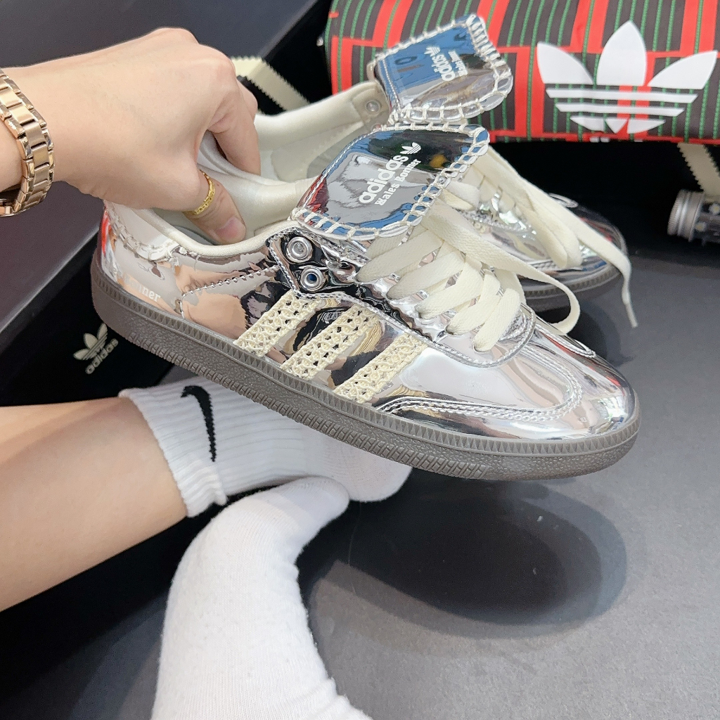 Giày thể thao Adidas Samba 'Wales Bonner Silver' IG8181 hottrend 2023