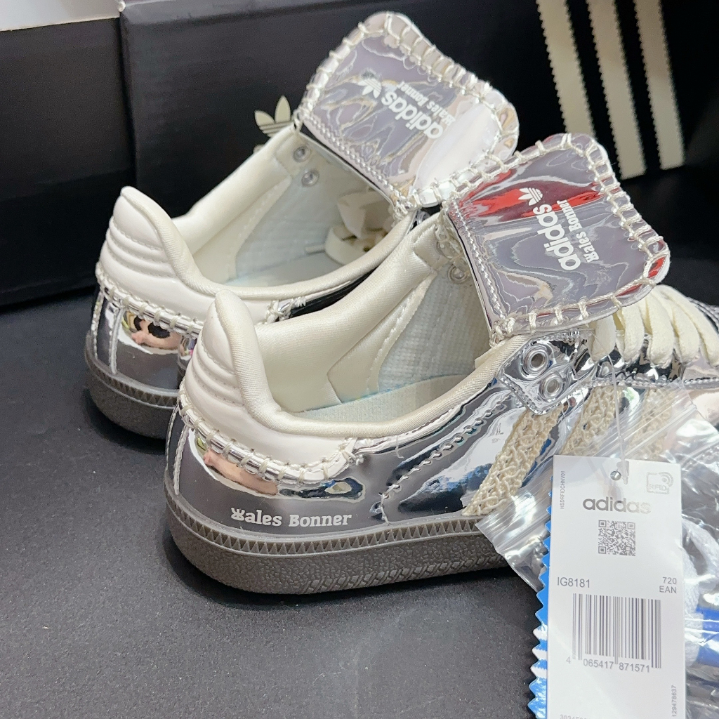 Giày thể thao Adidas Samba 'Wales Bonner Silver' IG8181 hottrend 2023