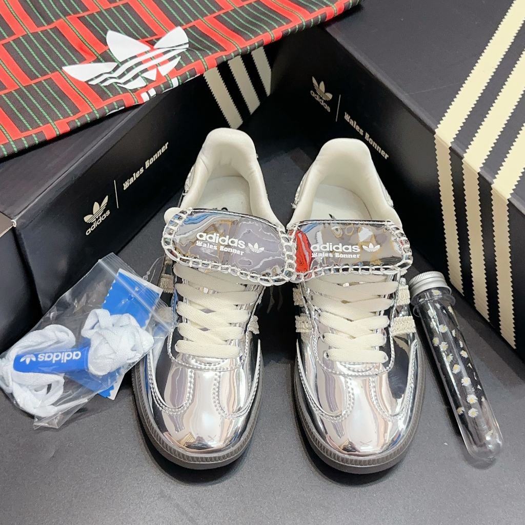 Giày thể thao Adidas Samba 'Wales Bonner Silver' IG8181 hottrend 2023