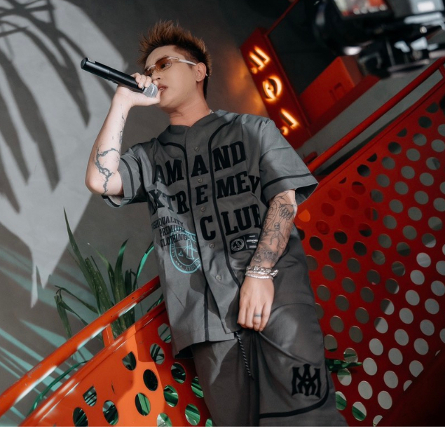 Bộ Bóng chày thể thao Unisex Amand x Bray Unisex Prime League Khaki Set - Grey