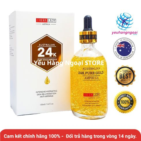 Serum vàng Australian 24k Pure Gold Ampoule 100ml của Úc.