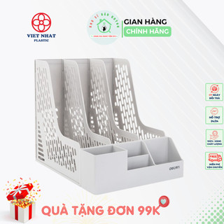 Khay nhựa đựng tài liệu, giấy tờ 3 Ngăn 5680 hàng cao cấp Việt Nhật - Dụng Cụ Văn Phòng Chính Hãng