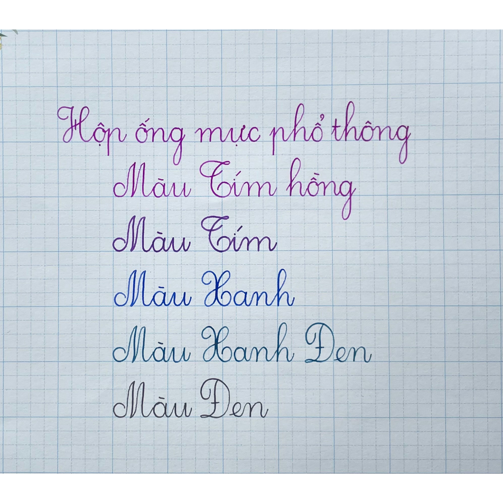 Hộp ống mực phổ thông - 2 đầu cắm - 1,1ml - Màu mực mới