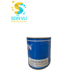 Cadin - Sơn chịu nhiệt 600 độ C Cho Nồi Hơi, Ống Khói, lò sưởi - Lon 1 Kg - Màu Nhũ Bạc