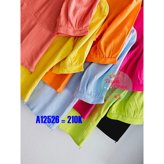 Áo linen croptop cổ V