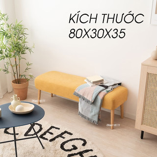Ghế Băng Dài , Ghế Chờ, Ghế Sofa Mini 80x30x35CM - Bọc Mút Dày Dặn - ĐỔI TRẢ TRONG VÒNG 3 NGÀY