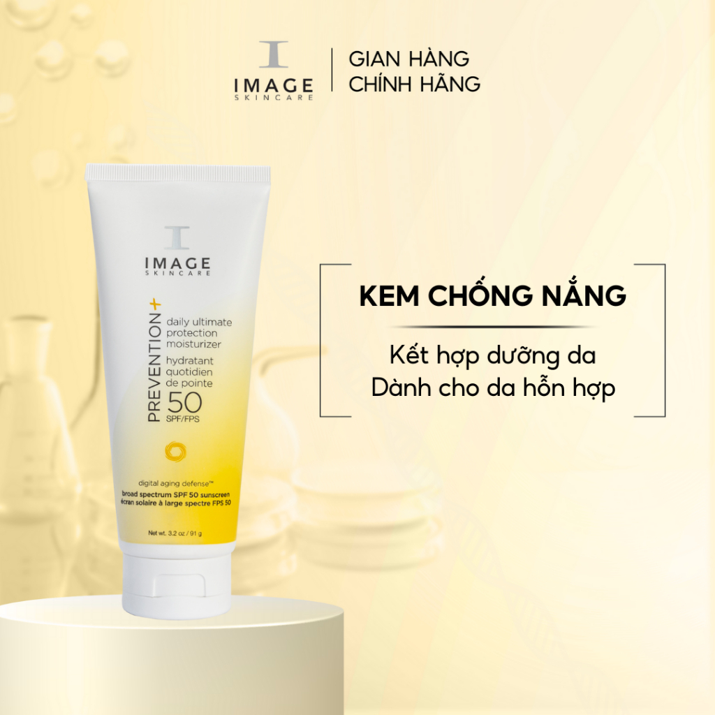 Kem chống nắng dành cho da hỗn hợp Image Skincare Prevention Daily Ultimate Protection Moisturizer SPF50 91g -new