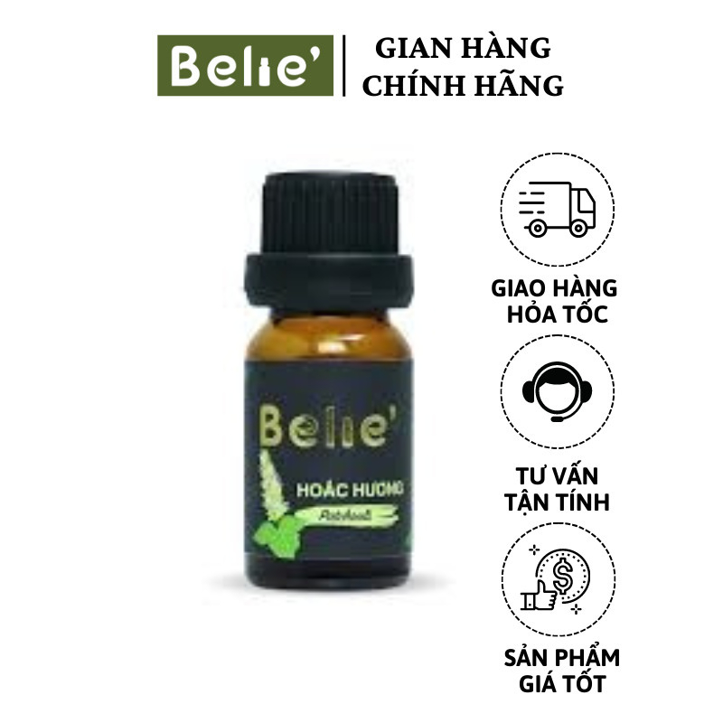 Tinh Dầu Thiên Nhiên Belie’- Tinh Dầu Hoắc Hương Belie' Chuyên Pha Chế Làm Nến Thơm, Xà Bông, Nước Lau Sàn, Xông