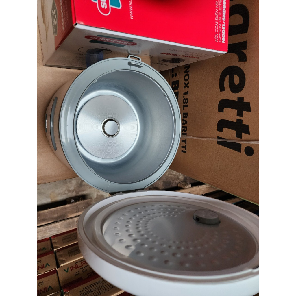 Nồi cơm điện 1.8L SUNHOUSE SHD8602, Hàng Chính hãng, Bảo hành 12 tháng