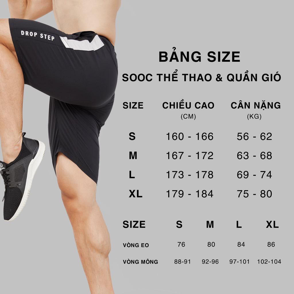 Quần Short nam thể thao vải gió mềm siêu nhẹ co giãn tốt DSBW086- ANO2023