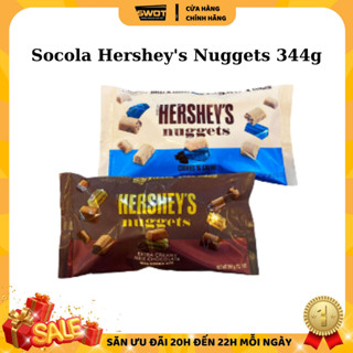  Socola Hershey's Nuggets nhiều vị 344g Chocolate chính hãng thơm ngon đặc biệt không ngọt gắt 