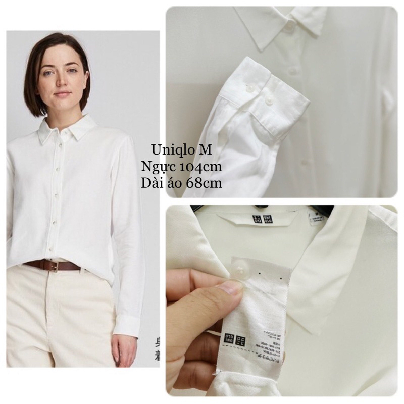 Áo Sơ mi trắng phom dài