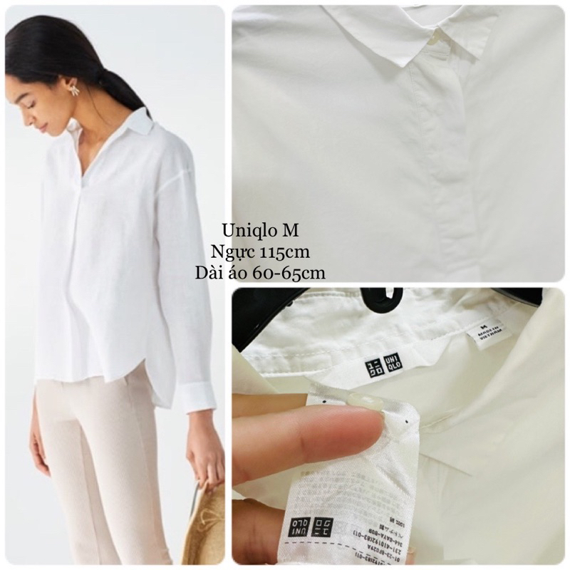 Áo Sơ mi trắng phom dài