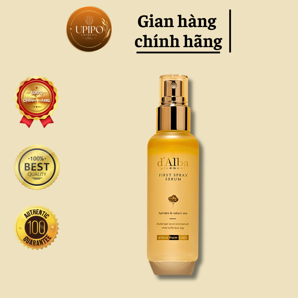 Serum dạng xịt khoáng căng bóng da d'Alba First Spray Serum 100ml