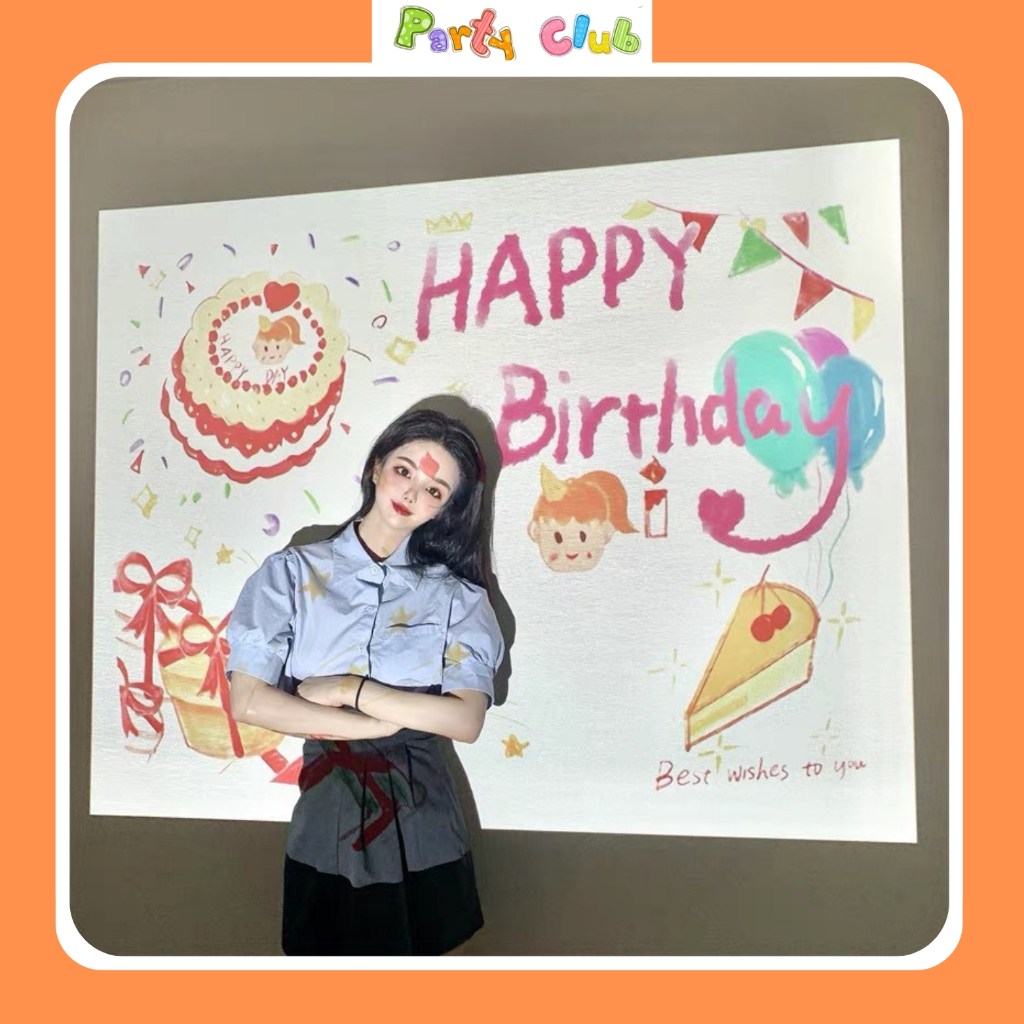 Đèn chiếu mini phông nền sinh nhật - background chụp hình sinh nhật