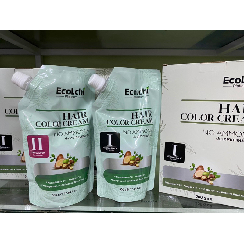 Nhuộm phủ bạc ecolchi