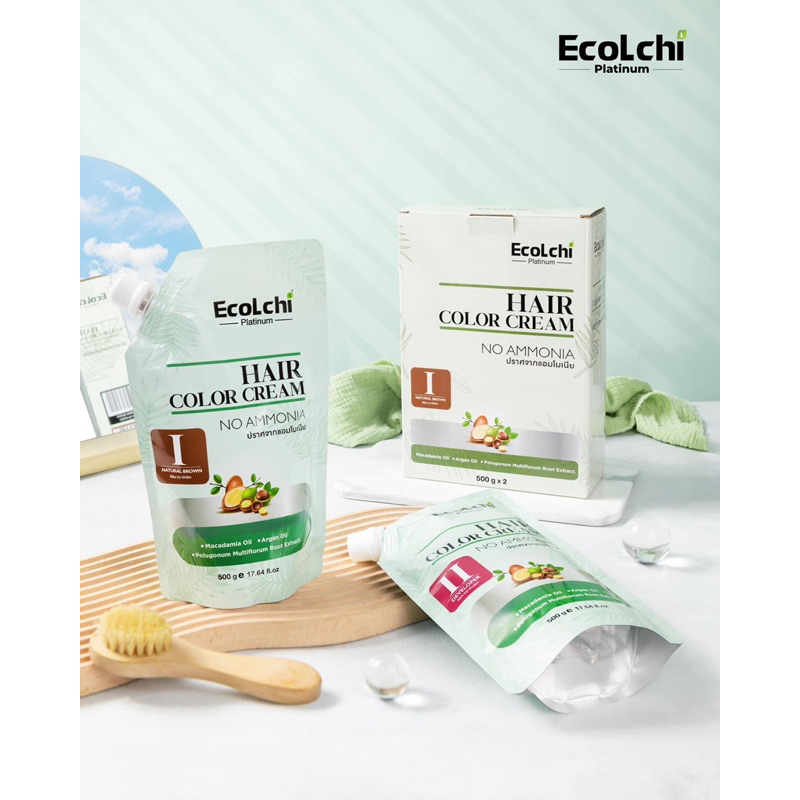 Nhuộm phủ bạc ecolchi