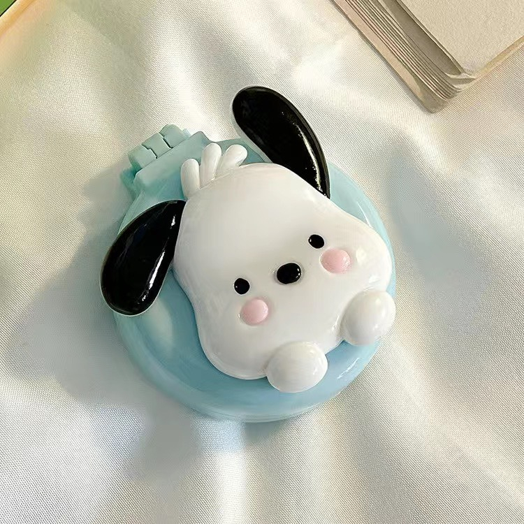 Guong Lược tròn massage da đâu chải tóc hình cún cute dễ thương nhiều màu pastel