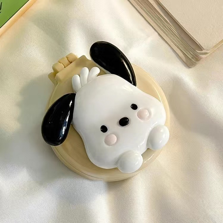 Guong Lược tròn massage da đâu chải tóc hình cún cute dễ thương nhiều màu pastel