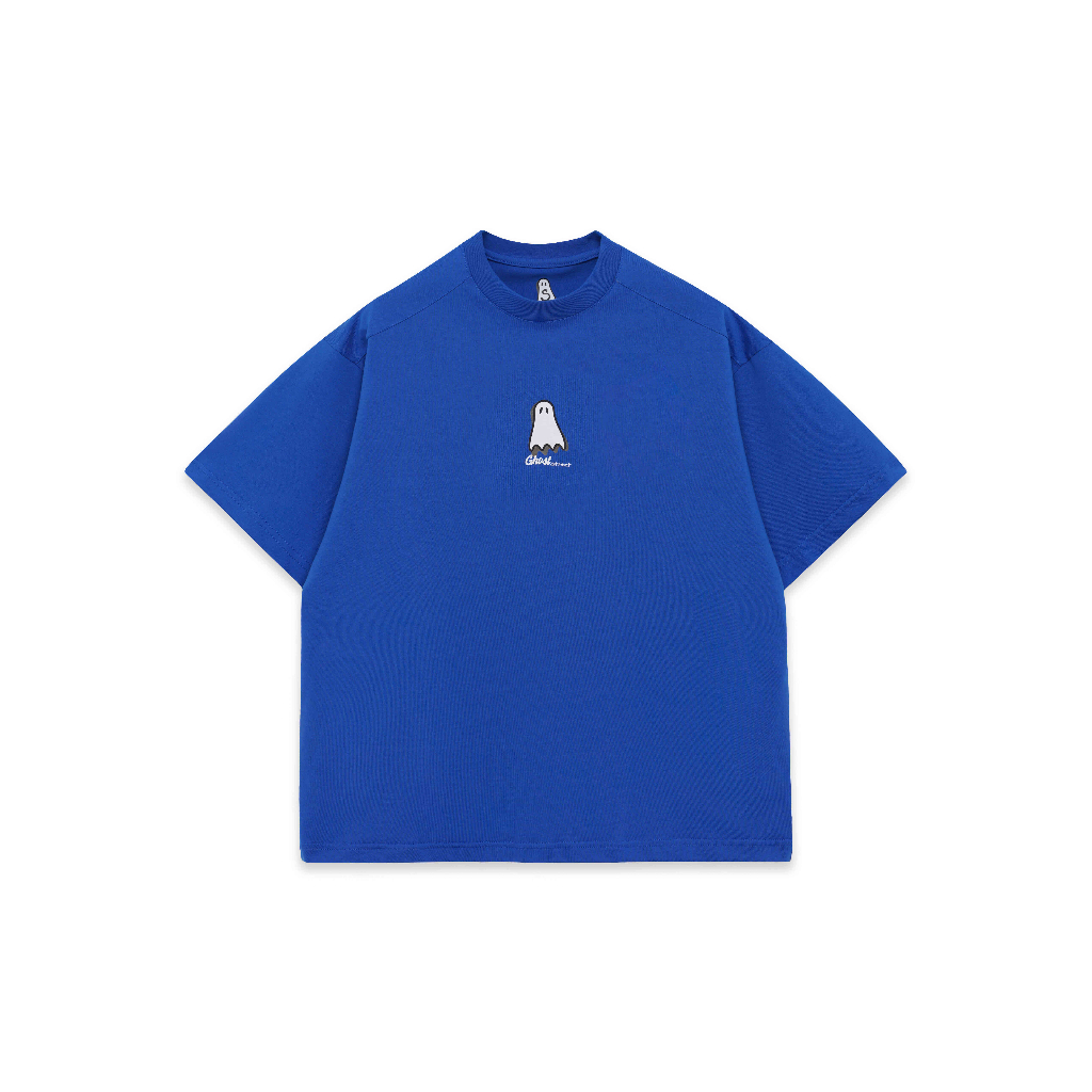 Áo Thun Unisex Ghost street Line Tee/Xanh 100% Cotton Local Brand Chính Hãng
