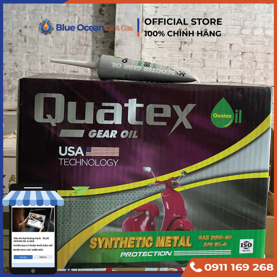 Dầu Lab Quatex Gear Oil GL5 80W90 Scooter