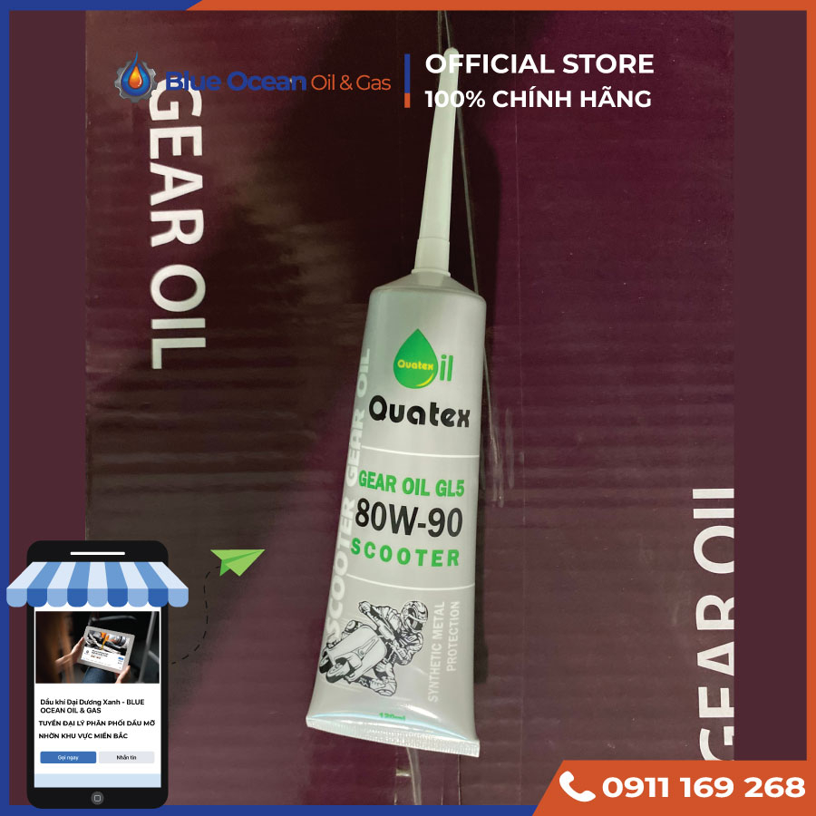 Dầu Lab Quatex Gear Oil GL5 80W90 Scooter