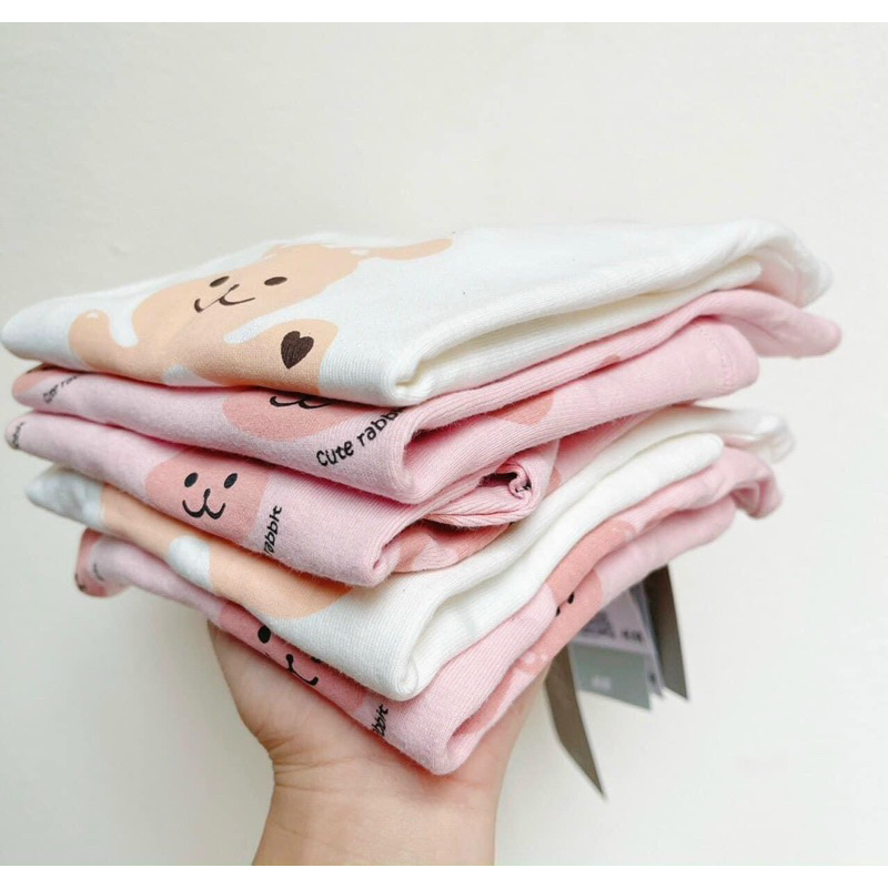 Set 2 bộ bé gái dài tay thu đông chất cotton 2-7y