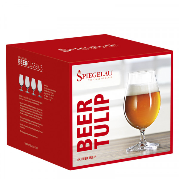 Bộ 4 ly bia Spiegelau Classics Tulip-Hàng chính hãng bảo hành 24 tháng