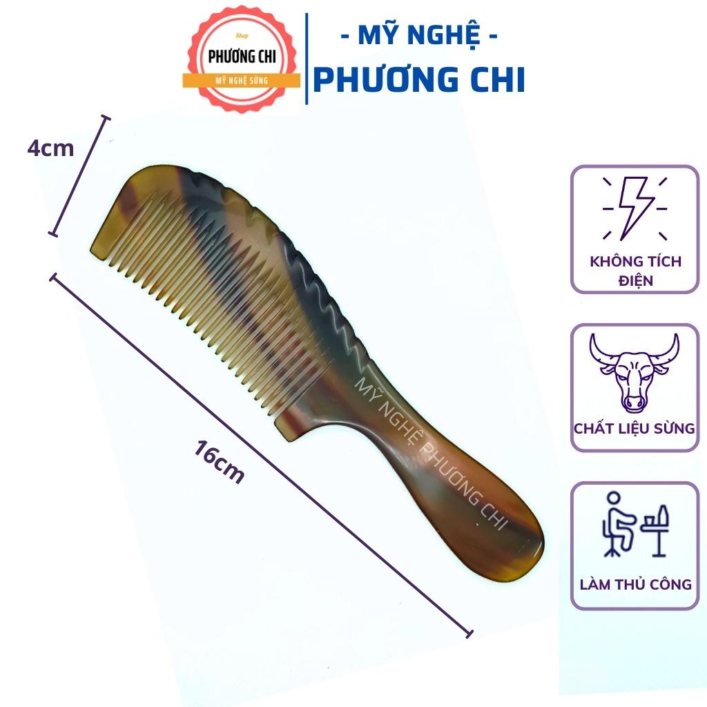 Lược Sừng Trâu Bỏ Túi Cực Đẹp Làng Nghề Thụy Ứng, Lược Chải Tóc Gỡ Rối Massage Đầu | Mỹ Nghệ Phương Chi
