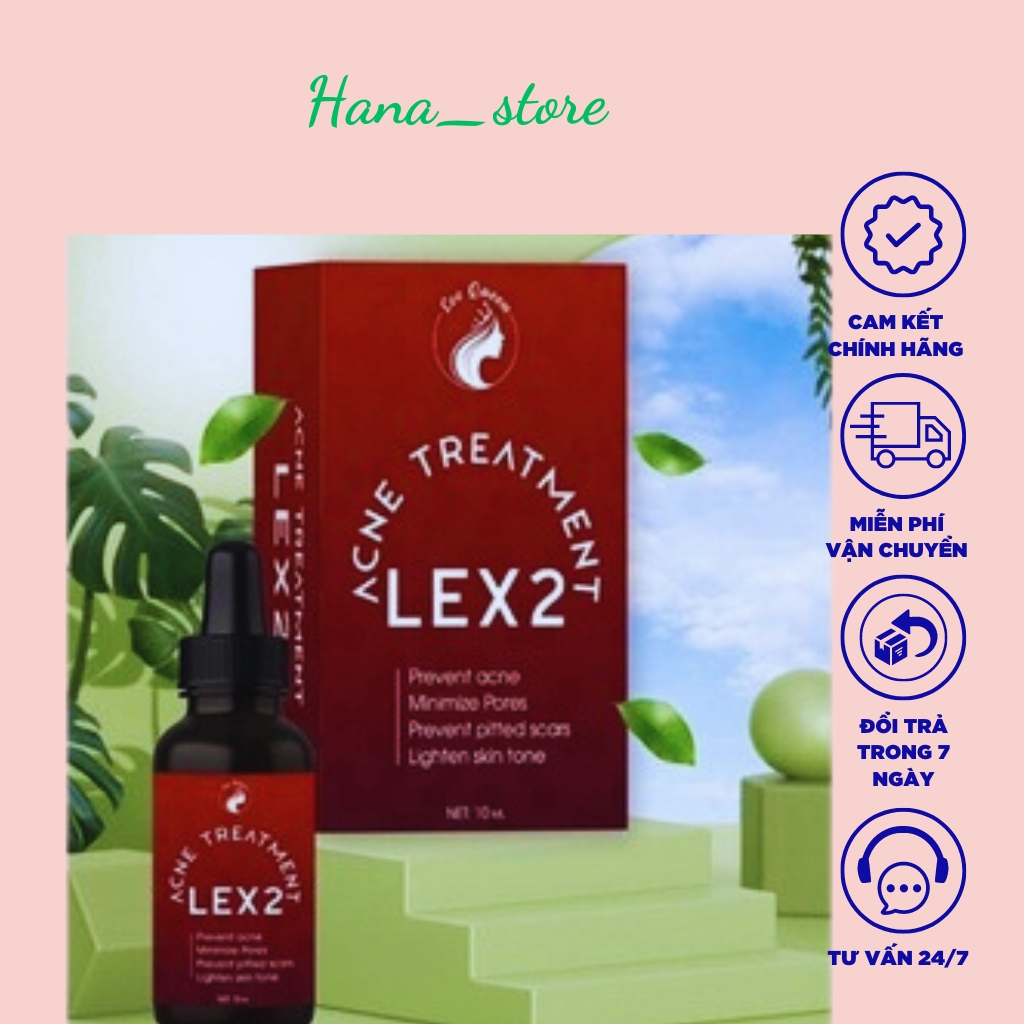 Serrum Lex2 - Chính Hãng Sạch Mụn, Sáng Da.mờ Thâm, Se Khí Lỗ Chân Lông, Tái Tạo Da Chăm Sóc Da Mặt Cho Chị Em