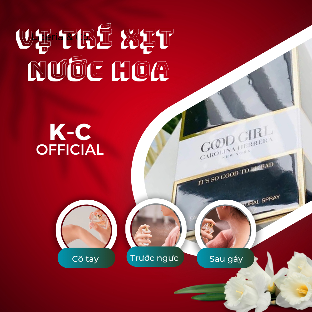 Nước hoa chiết Carolina herrera good girl  Nước hoa chính hãng thơm lâu hương thơm bất tận .mẫu thử 10ml