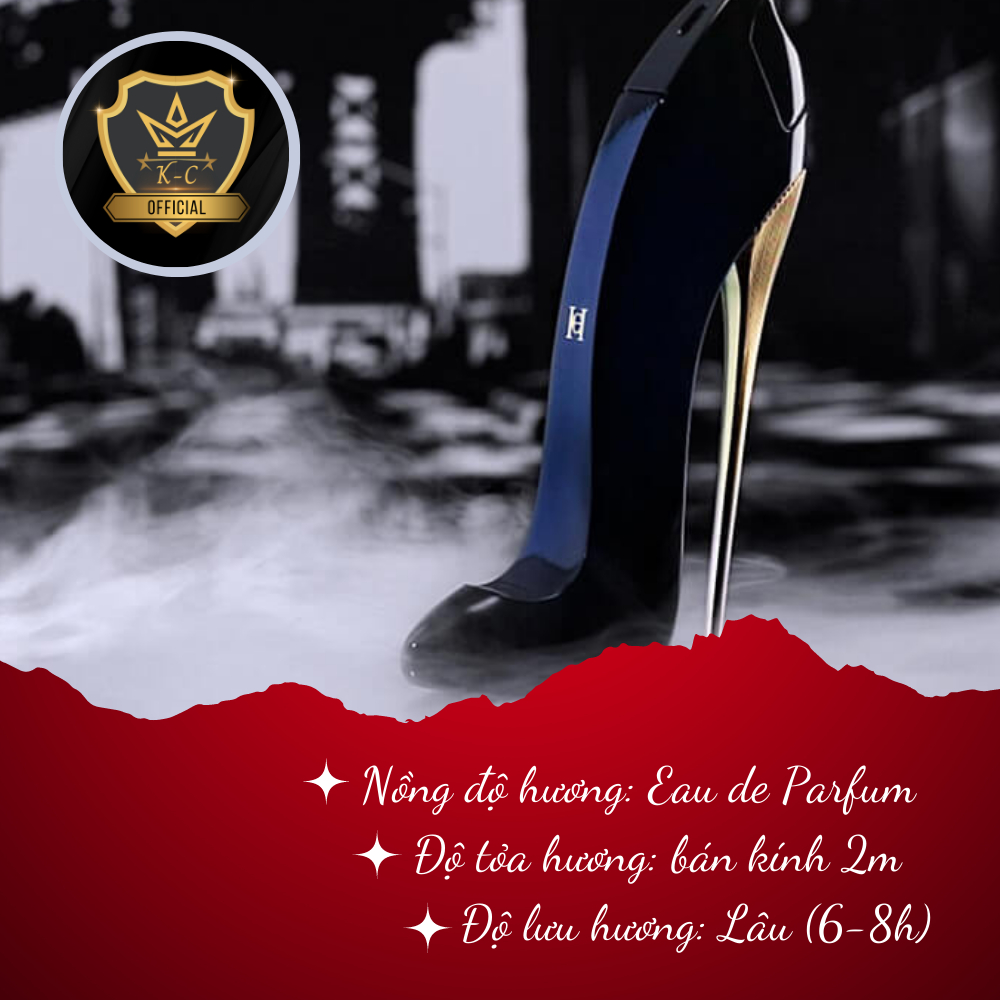 Nước hoa chiết Carolina herrera good girl  Nước hoa chính hãng thơm lâu hương thơm bất tận .mẫu thử 10ml