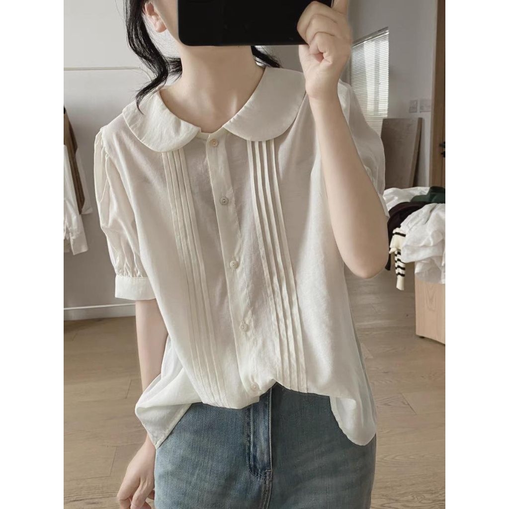 B1088- Áo sơ mi nữ sang chảnh lụa tằm ướt cao cấp cổ sen trẻ trung LAMO