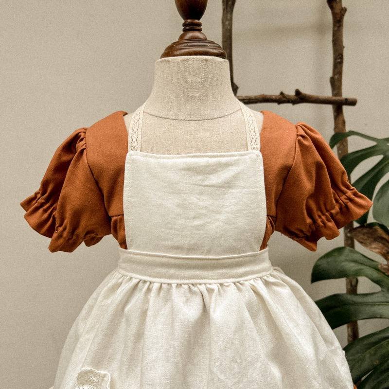 𝑯𝒂̣ 𝑴𝒂̂𝒚 𝒗𝒊𝒏𝒕𝒂𝒈𝒆 | Yếm, tạp dề vintage cho bé